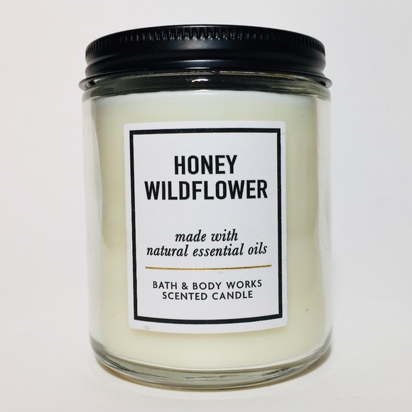 Bath & Body Works Other - 2 for $16  HONEY WILDFLOWER Single Wick Candle